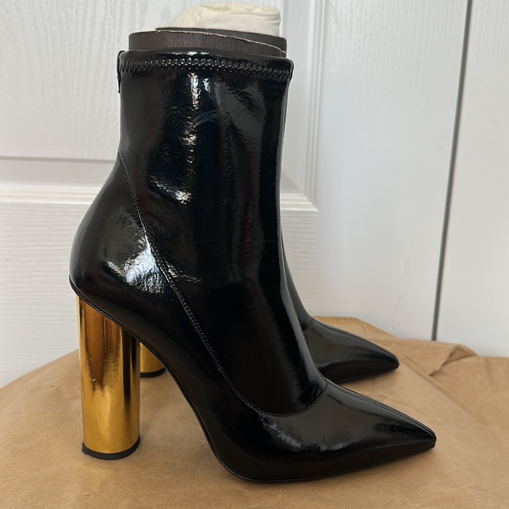 Giuseppe Zanotti Gold Heel Boot